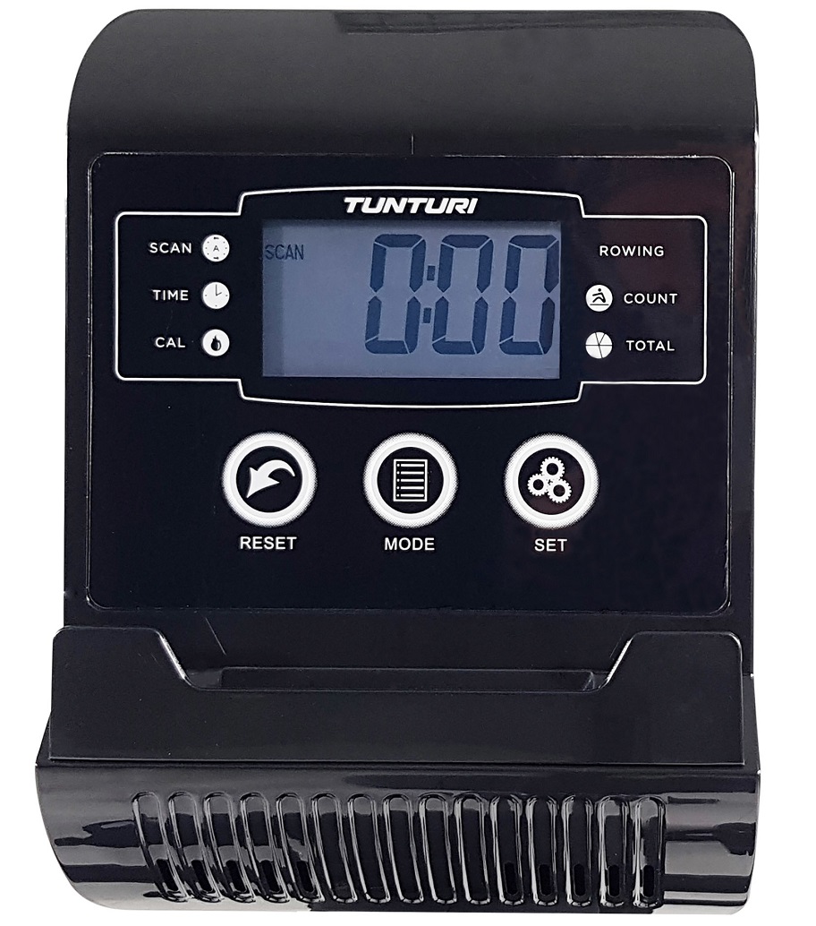 Veslovací trenažér TUNTURI FitRow 40 počítač