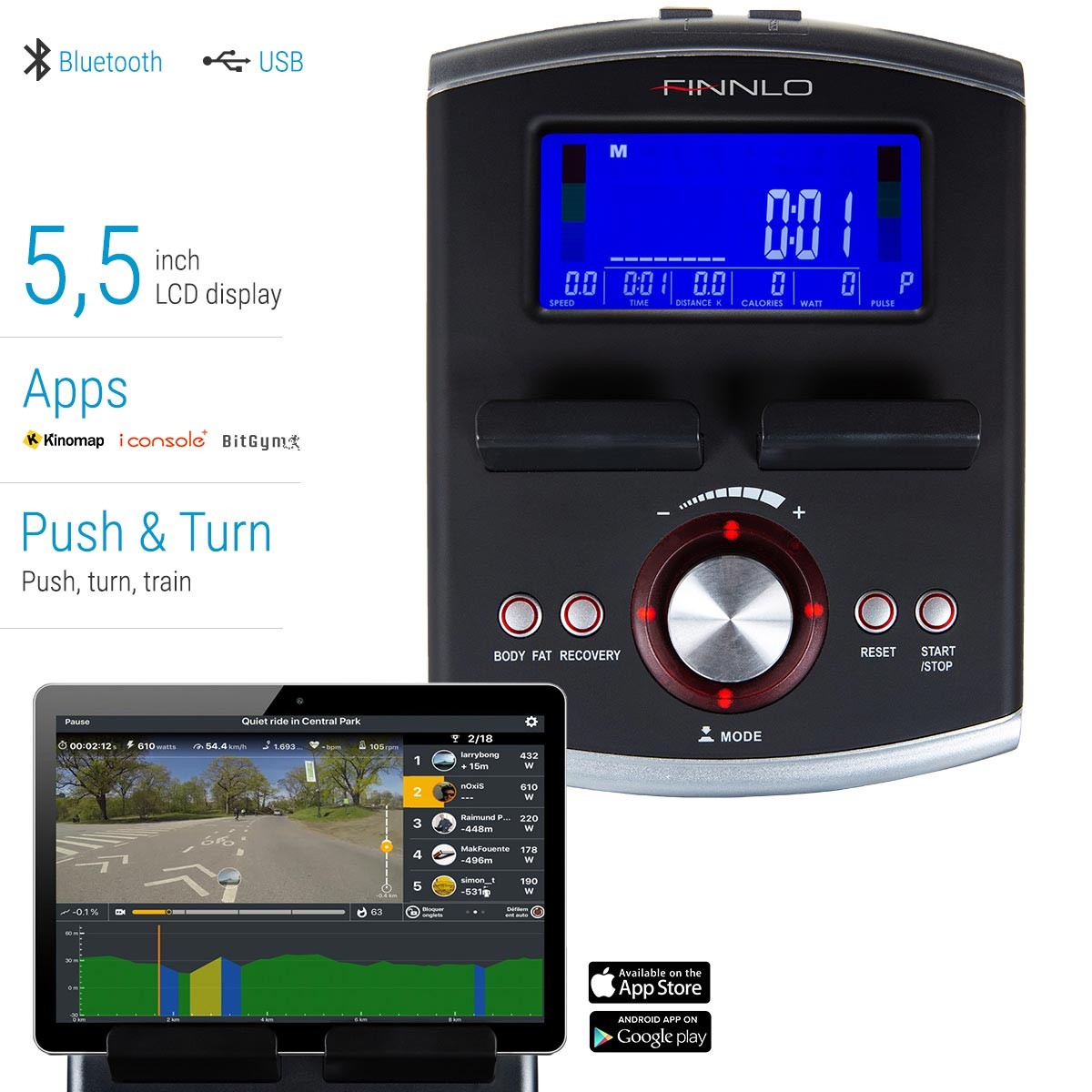 Finnlo CleverFold CF70 BT aplikace