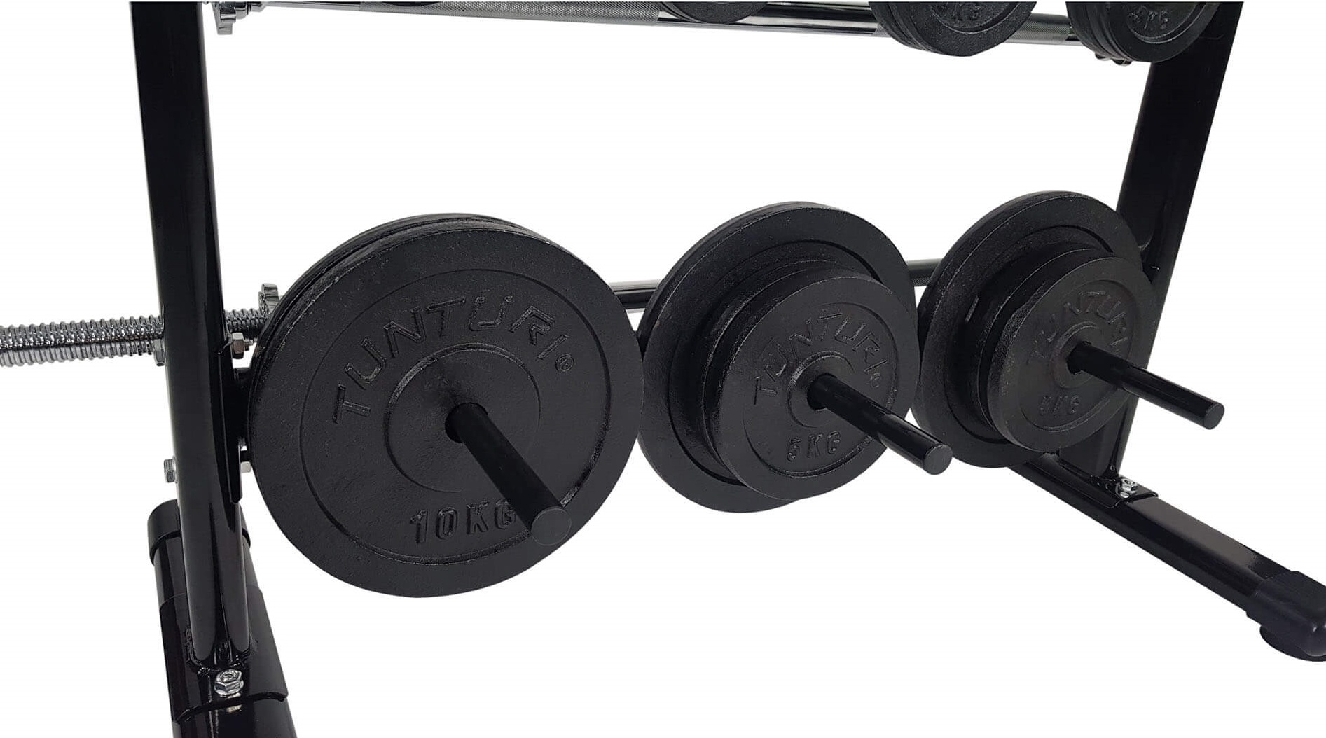 Odkládací stojan na kotouče a činky TUNTURI trny na kotouče