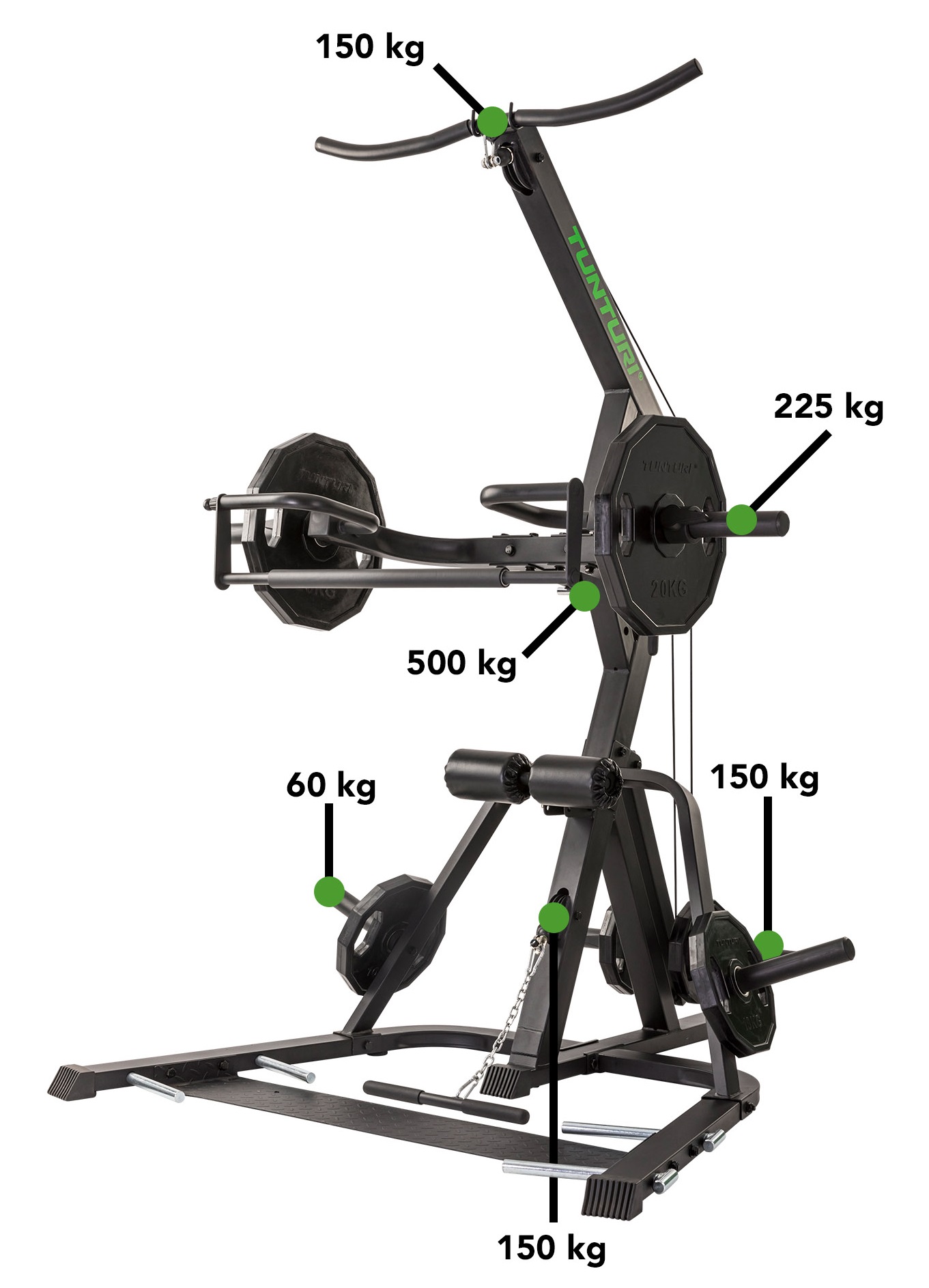 Tunturi WT85 nosnosti