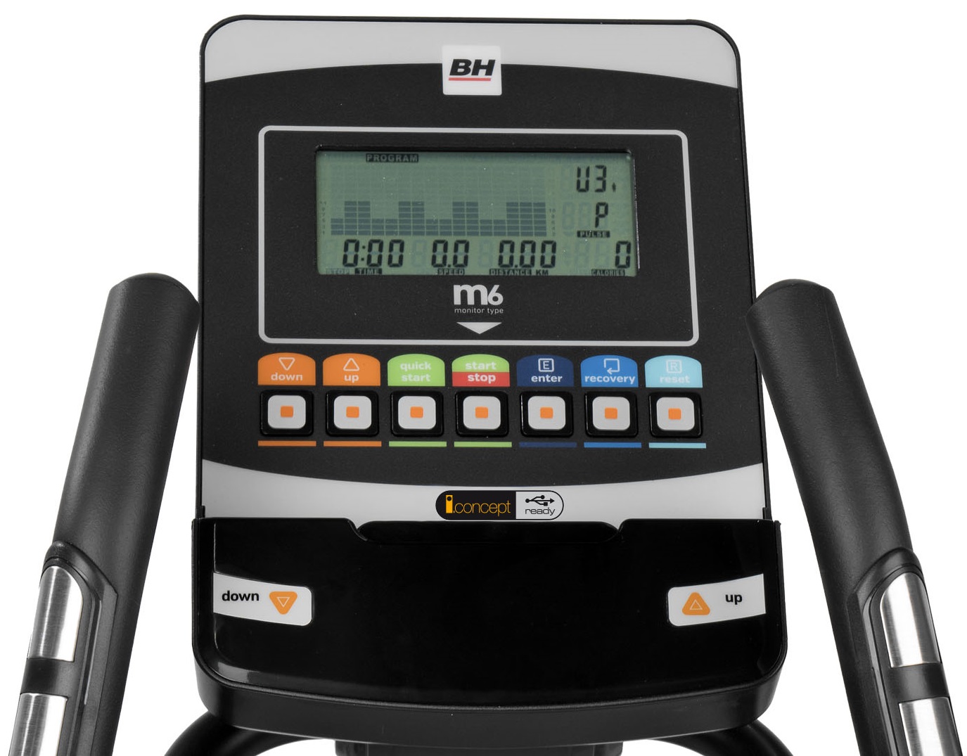 BH Fitness Crystal 2.0 počítač