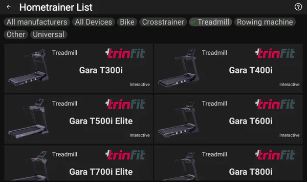 Myhomefit Trenažéry