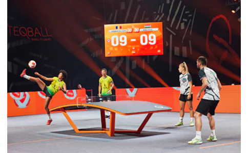 Teqball: Když se zkombinuje fotbal a stolní tenis