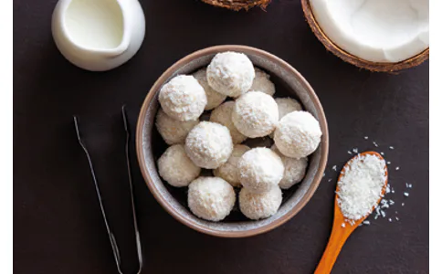 Jednoduché a zdravé Raffaello kuličky