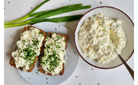 Zdravá vajíčková pomazánka