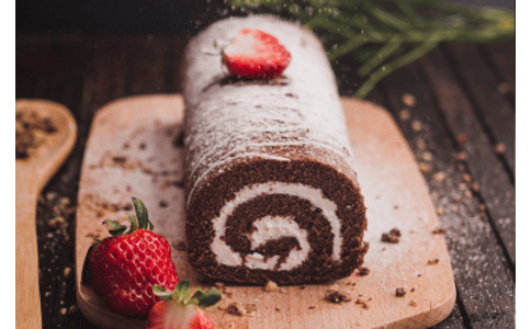 Proteinová čokoládová roláda