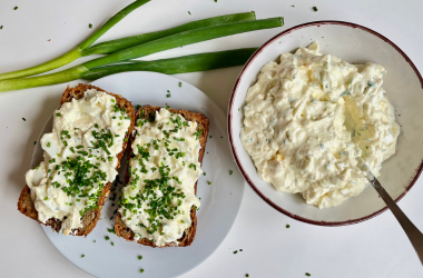 Zdravá vajíčková pomazánka