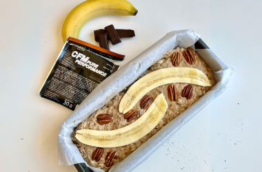 Zdravý banánový chlebíček