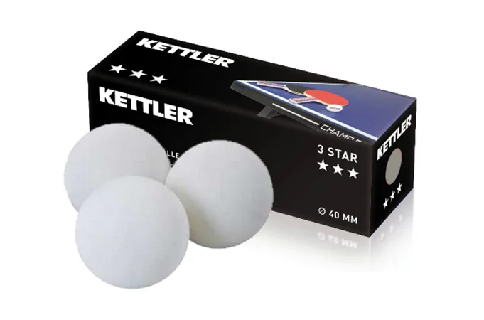KETTLER míčky na stolní tenis 3-STAR