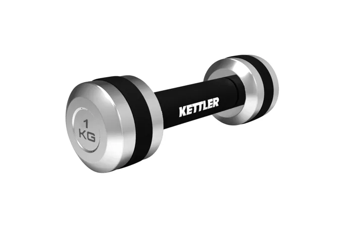 KETTLER jednoruční činky chrom pár