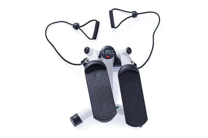 Twist Stepper HOUSEFIT SOIRA s posilňovací gumou biely