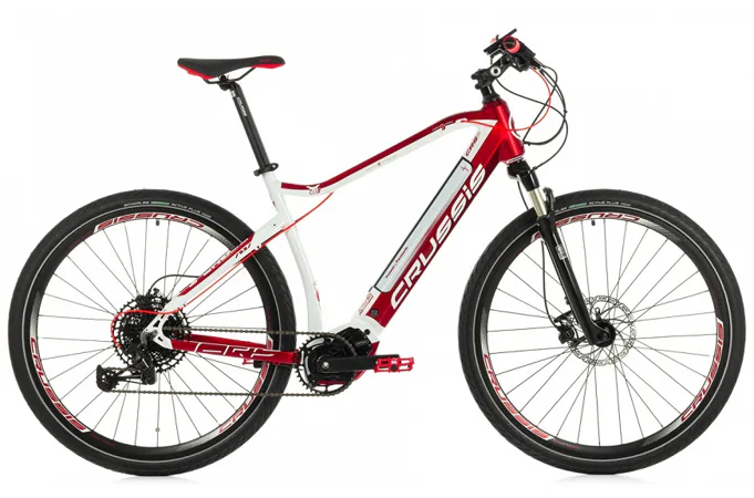 CRUSSIS e-Cross 9.5-S 17,5 Ah 20" červeno-bílá 2020