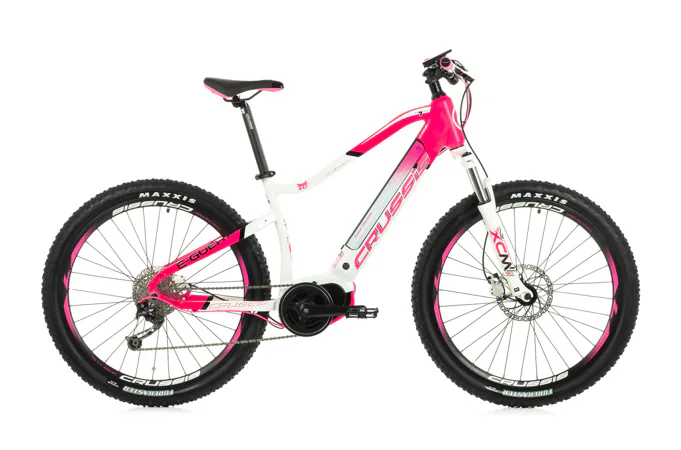 CRUSSIS e-Guera 7.5-S 17,5 Ah 17" růžovo-bílá 2020