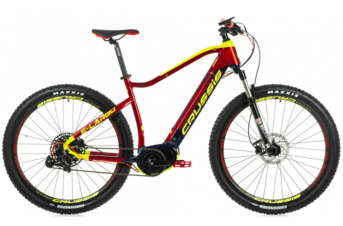 CRUSSIS e-Largo 8.5-S 17,5 Ah 18" červeno-žlutá 2020