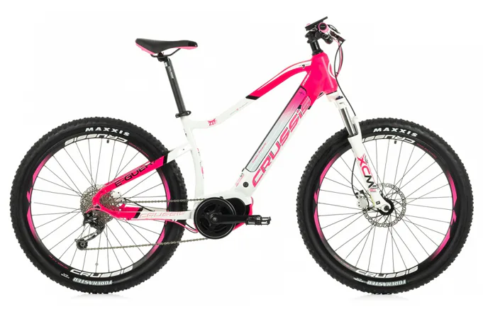 CRUSSIS e-Guera 7.5 14,5 Ah 17" růžovo-bílá 2020