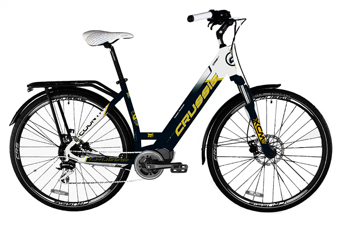 CRUSSIS e-Country 7.5 14,5 Ah 17" černo-bílá 2020