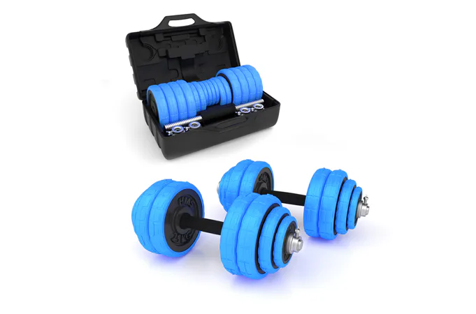 Činkový set v kufri HMS SGG30 2x15 kg liatina