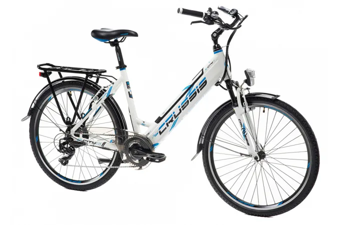 CRUSSIS e-City 1.13-S 17,5 Ah 17" bílo-modrá 2021