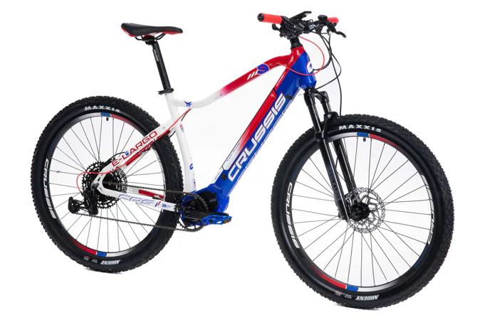 CRUSSIS e-Largo 9.6 18" modro-červená 2021  