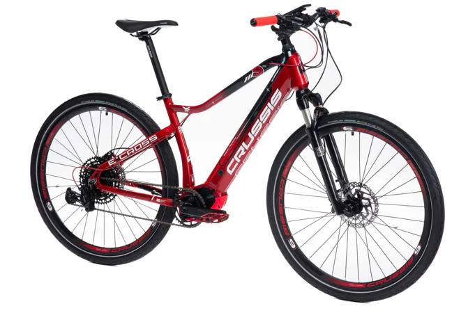 CRUSSIS e-Cross 9.6 18" červeno-černá 2021