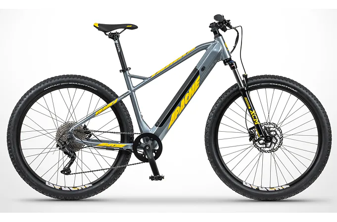 APACHE Yamka E5 plášť 27,5" 13 Ah pearl gray, 18" 2021
