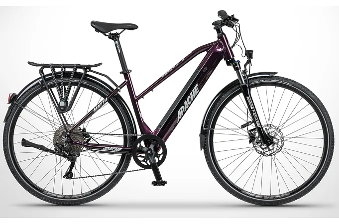 APACHE Matta Tour E5 plášť 28" 13 Ah dark purple, 18" 2021