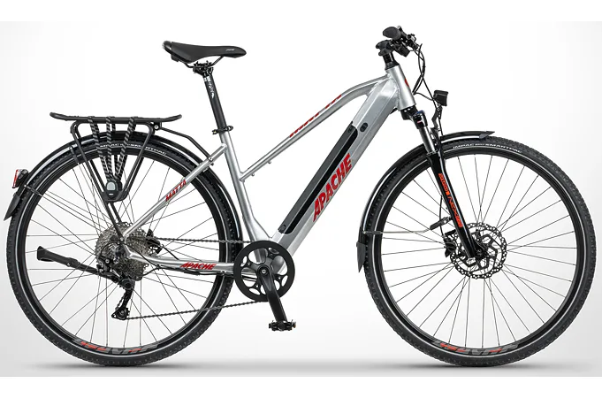 APACHE Matta Tour E5 plášť 28" 13 Ah E5 silver, 18" 2021
