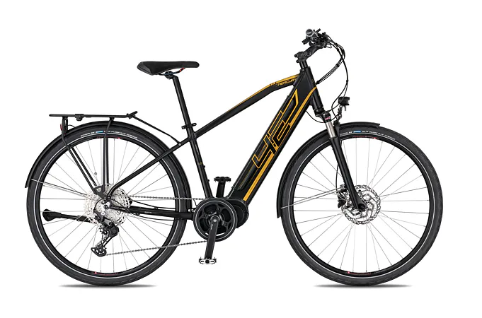 Elektrobicykel 4EVER - Mercury Sport Trek 21" - čierna/zlatá 2021