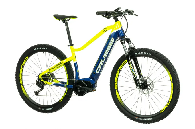 CRUSSIS e-Largo 7.7 18" žlto-modrý 2022