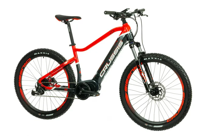 CRUSSIS e-Atland 7.7 18" červeno-čierny 2022