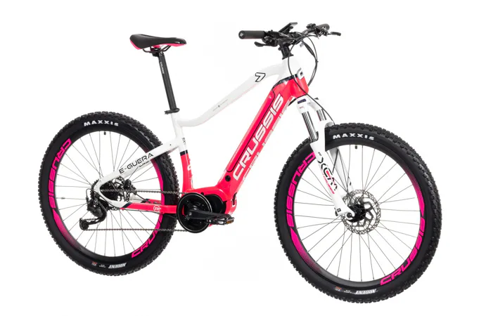 CRUSSIS e-Guera 7.7 17" ružovo-biely 2022