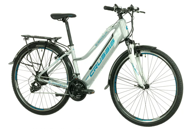 CRUSSIS e-Savela 1.7 17" šedo-modrá 2022