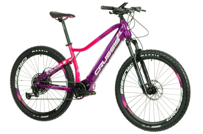 CRUSSIS e-Guera 8.7 19" fialovo-růžová 2022