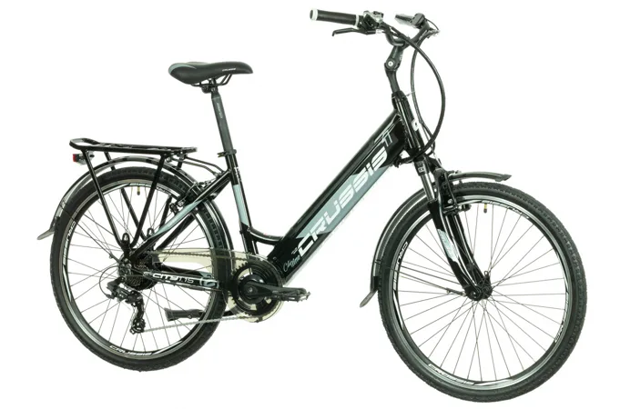 CRUSSIS e-City 1.15 19" čierno-zelený 2022