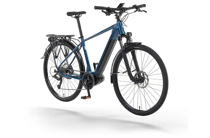 Elektrobicykel eTrekking LEVIT MUSCA MX 630 over dark blue pearl, 19"