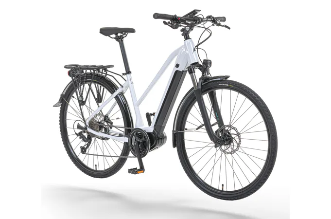 Elektrokolo eTrekking LEVIT MUSCA MX 468 mid white pearl, 18"