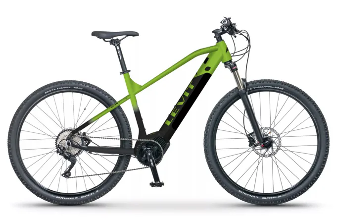 Elektrokolo eMTB Tour LEVIT MUAN Vinka 1 over 29 lime black pearl, 17"