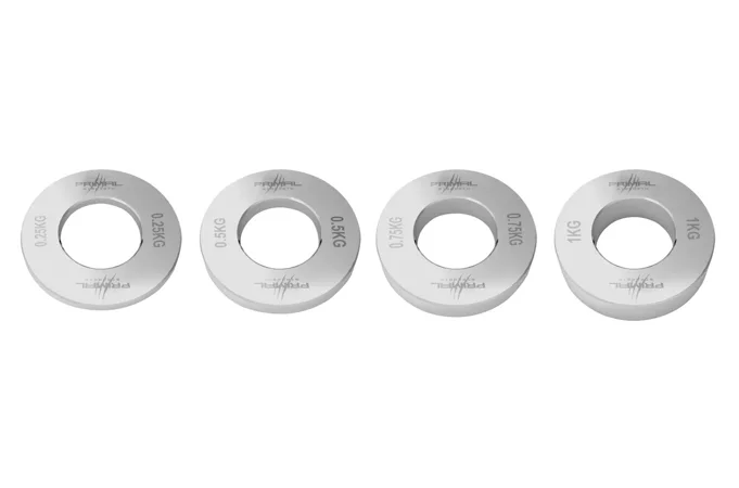 Súprava olympijských chrómových mikro závaží - PRIMAL STRENGTH 0,25 - 1 Kg