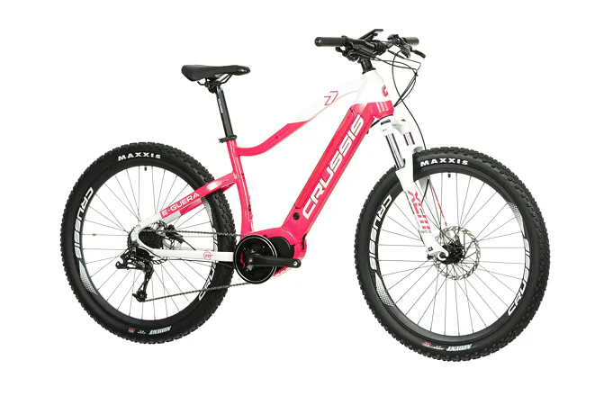 CRUSSIS e-Guera 7.8 19" bílo-růžová 2023