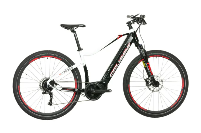 CRUSSIS e-Cross 7.8 18" černo-bílá 2023