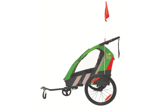 Prívesný vozík za bicykel Bellelli Trailblazer zelený