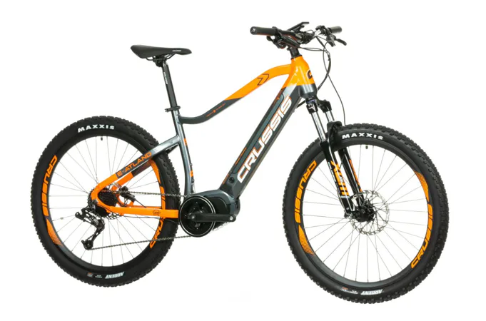 CRUSSIS e-Atland 7.8 18" šedo-oranžová 2023