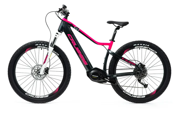 CRUSSIS e-Guera 7.9 17" čierno-ružová 2024