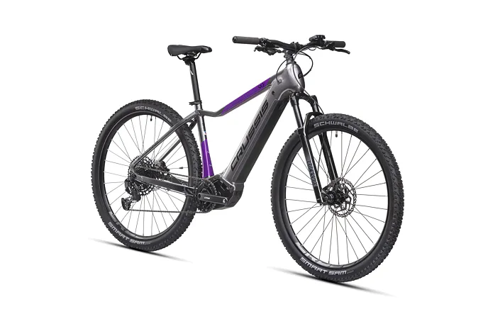 CRUSSIS e-Fionna 9.10 20" sivo-fialová 2025