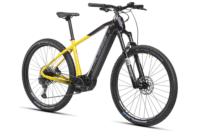 CRUSSIS e-Largo 10.10 18" žlto-čierna 2025