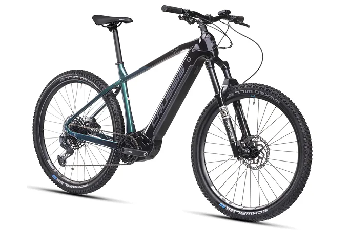 CRUSSIS e-Atland 10.10 17" zeleno-čierna 2025