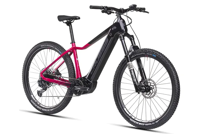 CRUSSIS e-Guera 10.10 19" ružovo-čierna 2025