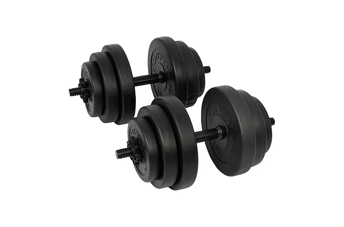 Set nakladacích jednoručiek 28 kg TUNTURI Vinyl 25 mm