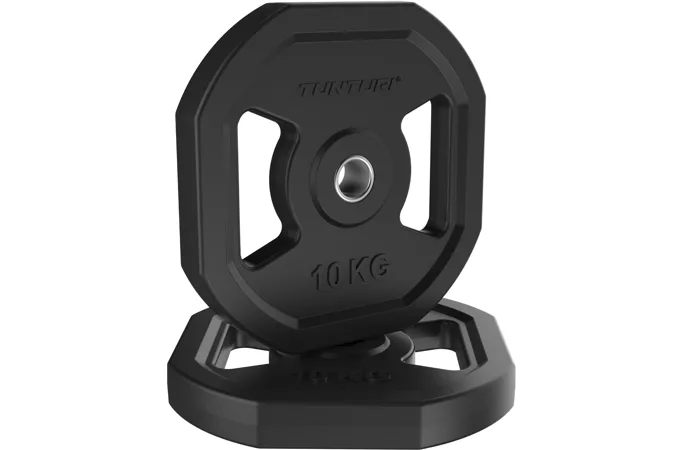 Kotúč pogumovaný Aerobic TUNTURI 10kg čierny - pár