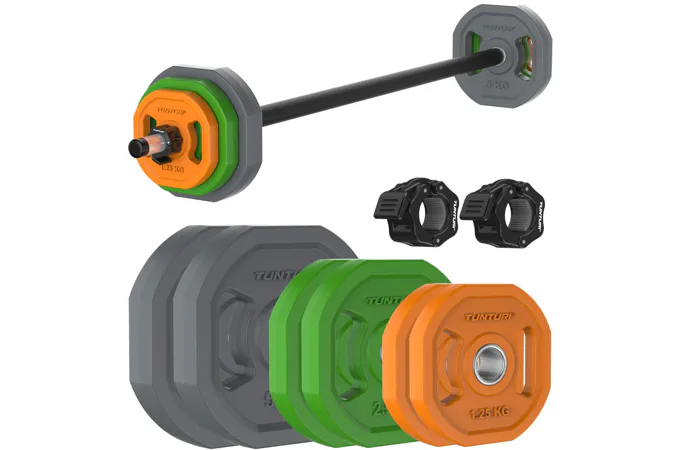 Aerobic Pump Set TUNTURI 20kg pogumovaný